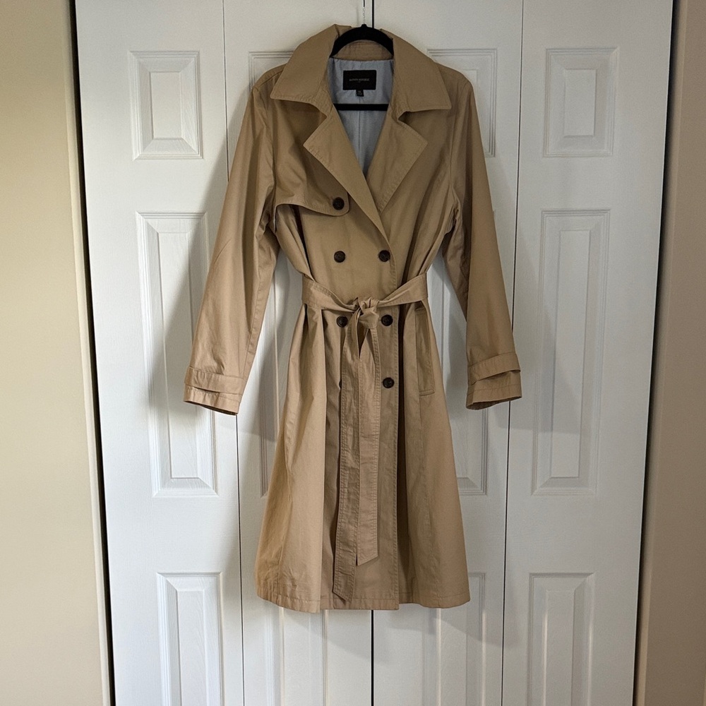 Banana Republic Beige Trench Coat with Belt